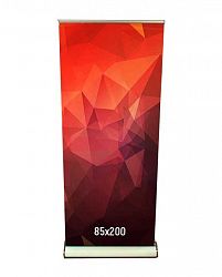 Roll up каплевидный двухсторонний формата 85х200 см 