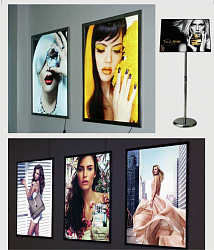 Лайтбокс Glass Light Panels A3 c закаленным стеклом, толщина 9 мм.